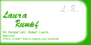 laura rumpf business card